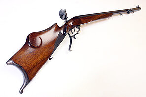 Historischer Abzugsbügelspanner Zimmerstutzen - System Stiegele um 1900