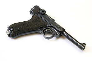 Pistole - Simson & Co (Suhl) Mod. P.08 "Weimarer Republik" "VoPo" "Beutewaffe"