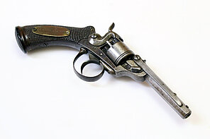 Perkussionsrevolver - Charles Dandoy (Belgien) Mod. Mangeot & Comblain 1854 (Patent J. Fagard)
