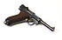 Pistole - DWM Mod. 1900/06 Schweizer-Kreuz im Strahlenkranz