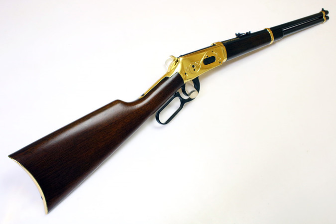 UHR Büchse - Winchester Mod. 94 Commemorative "Yellow Boy Indian Carbine" | .30-30Win