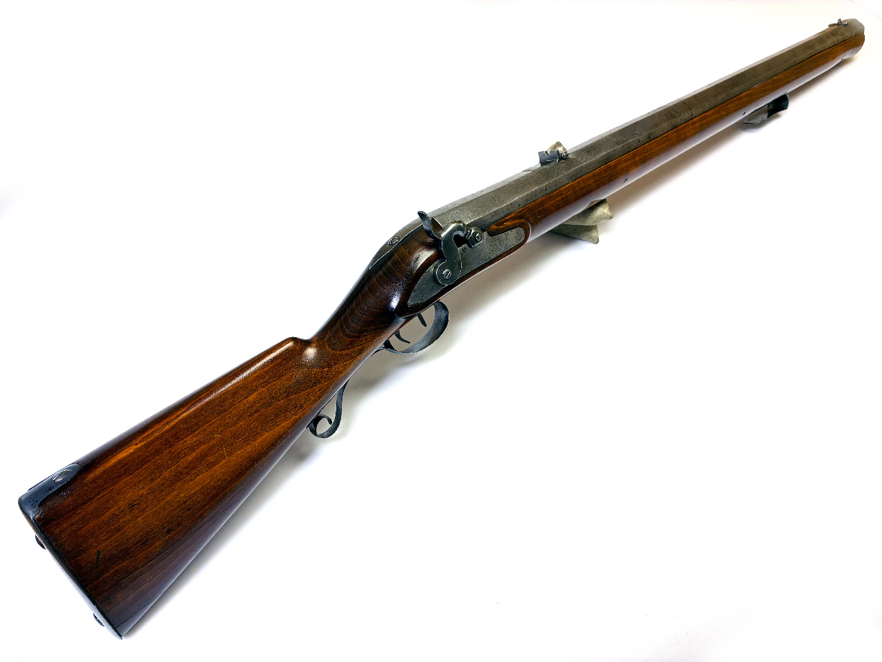 Schwere Perkussions-Wallbüchse "Defensionsgewehr" wohl Deutschland um 1850